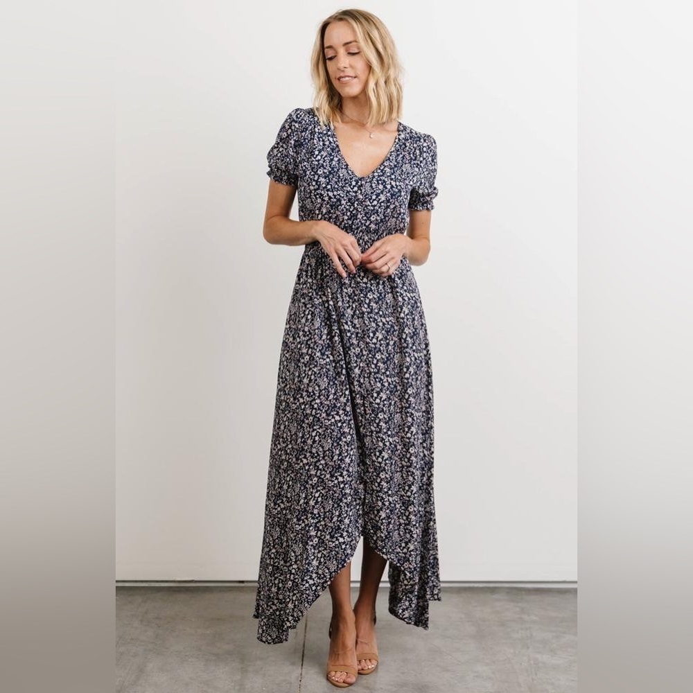 Robyn Maxi Dress | Navy Floral - Baltic Born NWT